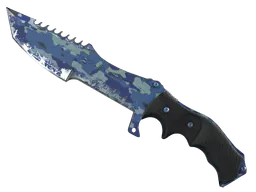 Huntsman Knife | Bright Water (Well-Worn) — skin CS2