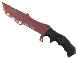 Huntsman Knife | Crimson Web (Well-Worn) — skin CS2