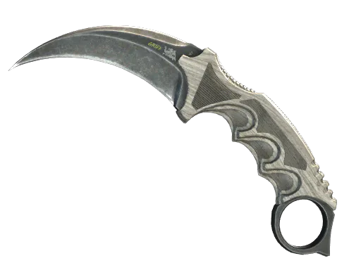 Karambit Black Laminate Well-Worn - Preço e onde comprar no CS2