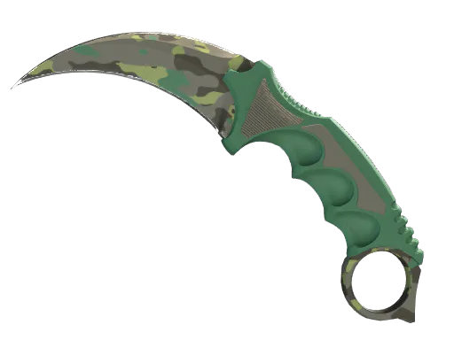 Karambit Boreal Forest Minimal Wear - Preço e onde comprar no CS2