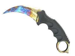 Karambit | Case Hardened (Battle-Scarred) — skin CS2