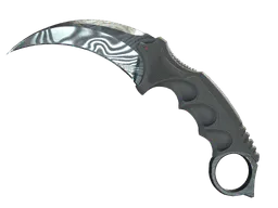 Karambit | Damascus Steel (Battle-Scarred) — skin CS2