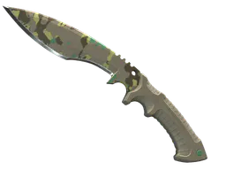 Kukri Knife | Boreal Forest (Well-Worn) — skin CS2