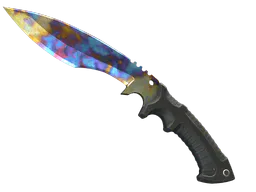 Kukri Knife | Case Hardened (Well-Worn) — skin CS2