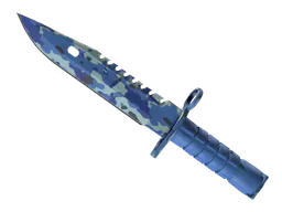 M9 Bayonet Bright Water Factory New - Preço e onde comprar no CS2