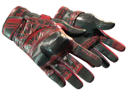 Moto Gloves | Blood Pressure (Minimal Wear) — skin CS2