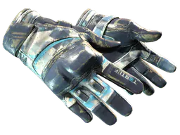 Moto Gloves | Cool Mint (Battle-Scarred) — skin CS2
