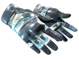 Moto Gloves | Cool Mint (Well-Worn) — skin CS2