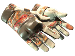 Moto Gloves | POW! (Minimal Wear) — skin CS2