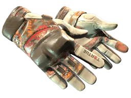 Moto Gloves | POW! (Well-Worn) — skin CS2