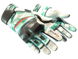 Moto Gloves | Spearmint (Minimal Wear) — skin CS2