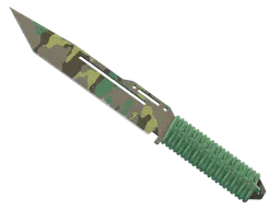 Paracord Knife | Boreal Forest (Well-Worn) — skin CS2