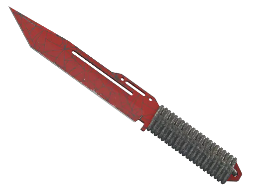 Paracord Knife Crimson Web Well-Worn - Preço e onde comprar no CS2