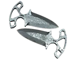 Shadow Daggers | Damascus Steel (Battle-Scarred) — skin CS2