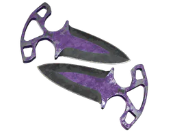 Shadow Daggers | Ultraviolet (Battle-Scarred) — skin CS2