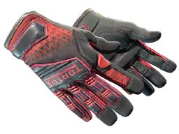 Specialist Gloves | Crimson Kimono (Well-Worn) — skin CS2