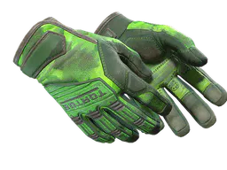 Specialist Gloves | Lime Polycam (Battle-Scarred) — skin CS2