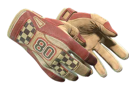 Sport Gloves | Red Racer (Well-Worn) — skin CS2