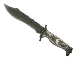 Bowie Knife | Black Laminate (Battle-Scarred) — skin CS2