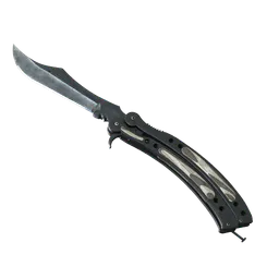 Butterfly Knife | Black Laminate (Minimal Wear) — skin CS2