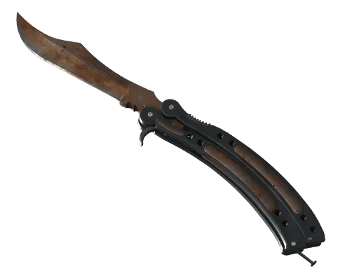 StatTrak™ Butterfly Knife Rust Coat Battle-Scarred - Preço e onde comprar no CS2