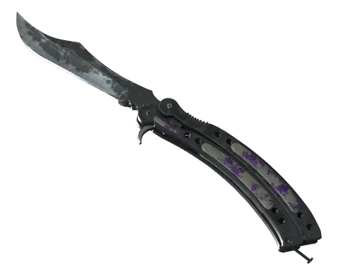 StatTrak™ Butterfly Knife Ultraviolet Battle-Scarred - Preço e onde comprar no CS2