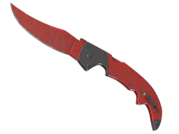 Falchion Knife | Crimson Web (Minimal Wear) — skin CS2