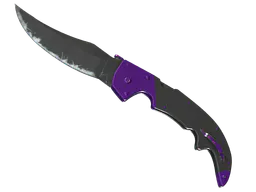 Falchion Knife | Ultraviolet (Well-Worn) — skin CS2