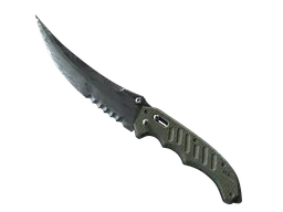 Flip Knife | Damascus Steel (Well-Worn) — skin CS2
