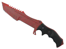 Huntsman Knife | Crimson Web (Minimal Wear) — skin CS2