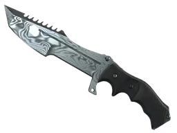Huntsman Knife | Damascus Steel (Battle-Scarred) — skin CS2