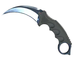 Karambit | Blue Steel (Minimal Wear) — skin CS2