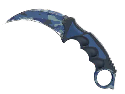 Karambit | Bright Water (Well-Worn) — skin CS2