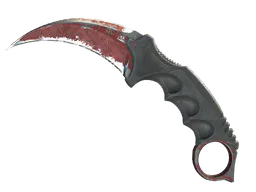 Karambit | Crimson Web (Battle-Scarred) — skin CS2