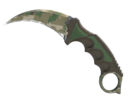 StatTrak™ Karambit Forest DDPAT Well-Worn - Preço e onde comprar no CS2