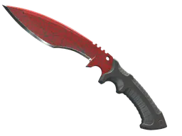 Kukri Knife | Crimson Web (Well-Worn) — skin CS2