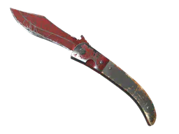 Navaja Knife | Crimson Web (Battle-Scarred) — skin CS2