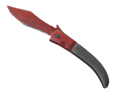 Navaja Knife | Crimson Web (Well-Worn) — skin CS2