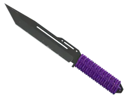 Paracord Knife | Ultraviolet (Well-Worn) — skin CS2
