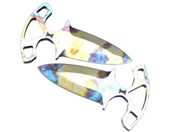 Shadow Daggers | Case Hardened (Well-Worn) — skin CS2