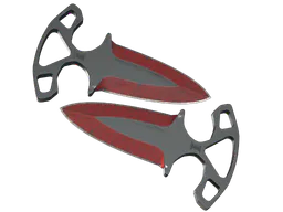 Shadow Daggers | Crimson Web (Well-Worn) — skin CS2
