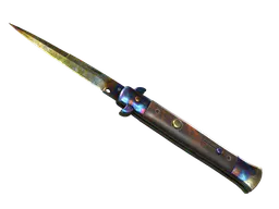 Stiletto Knife | Case Hardened (Battle-Scarred) — skin CS2