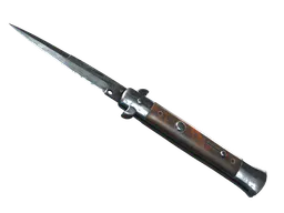 Stiletto Knife | Damascus Steel (Well-Worn) — skin CS2