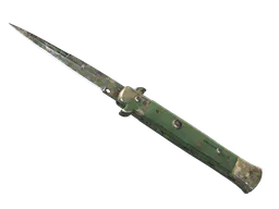 Stiletto Knife | Forest DDPAT (Battle-Scarred) — skin CS2