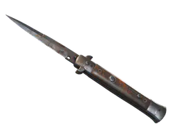 Stiletto Knife | Rust Coat (Well-Worn) — skin CS2