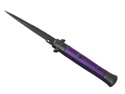 Stiletto Knife | Ultraviolet (Well-Worn) — skin CS2