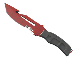 Survival Knife | Crimson Web (Well-Worn) — skin CS2