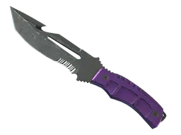 Survival Knife | Ultraviolet (Battle-Scarred) — skin CS2