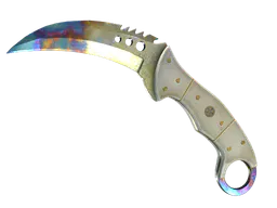 Talon Knife | Case Hardened (Well-Worn) — skin CS2