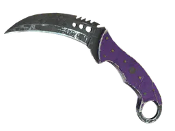 Talon Knife | Ultraviolet (Battle-Scarred) — skin CS2